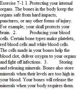 Answer Sheet Chapter 7